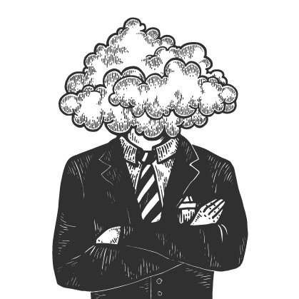 man in suit with bad emotions