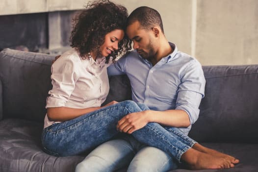 couple on couch